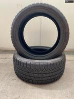 2x Pirelli 245 45 18 Winterbanden met 6.4 mm, Auto-onderdelen, Banden en Velgen, 18 inch, Banden en Velgen, Gebruikt, 245 mm