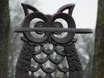 Parapluhouder Uil - Bruin - Gietijzer, Antiek en Kunst, Ophalen of Verzenden