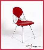 Vitra Wire Chair DKR-2 "Bikini" Rood  (voorraad:10), Ophalen, Gebruikt, Rood, Vijf, Zes of meer stoelen