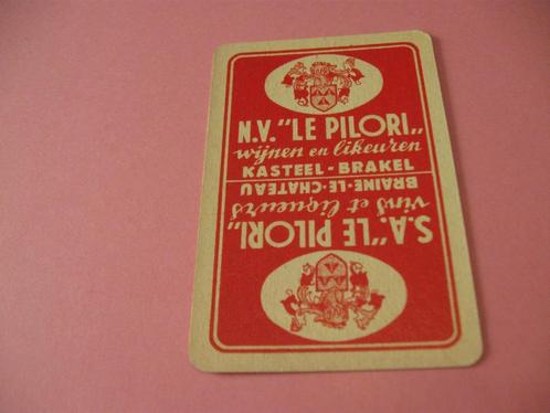 1 oude losse speelkaart Wijn & likeuren Le Pilori (17), Collections, Cartes à jouer, Jokers & Jeux des sept familles, Comme neuf