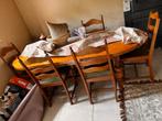 Salle à manger, Huis en Inrichting, Complete eetkamers, Ophalen, Gebruikt, Ancien en bois, 4 tot 6 stoelen