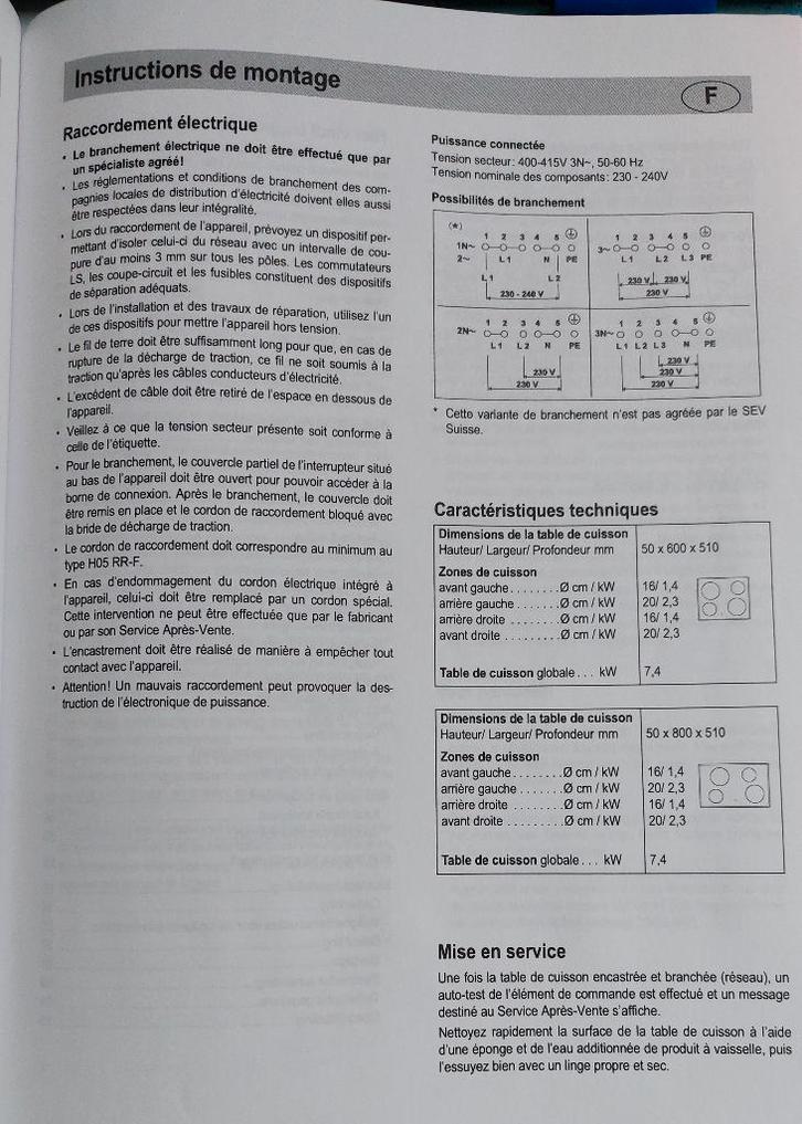 Taque Induction 80cm Kuppersbuch, Electroménager, Tables de cuisson, Utilisé, 4 zones de cuisson, Enlèvement