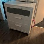 Witte commode, Huis en Inrichting, Kasten | Ladekasten, Ophalen, Gebruikt, 50 tot 100 cm, 3 of 4 laden
