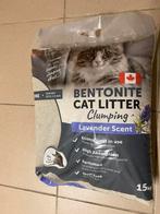 7 zakken van 15 kg. Kattenbakvulling Bentonite lavendel, Dieren en Toebehoren, Ophalen, Nieuw