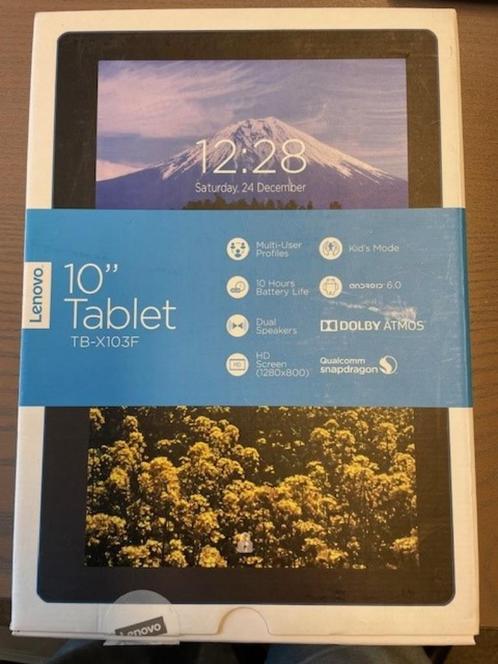 Lenovo Tab 10 TB-X103F 16GB 10,1" [wifi] zwart, Informatique & Logiciels, Android Tablettes, Comme neuf, Wi-Fi, 10 pouces, 16 GB