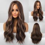 Pruik lang haar met grove slag zonder pony model 370, Handtassen en Accessoires, Verzenden, Nieuw, Pruik of Haarverlenging