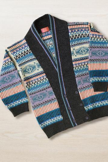 Stijlvolle vintage kardigan “Rick’s” – Made in Italy beschikbaar voor biedingen