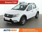 Dacia Sandero 0.9 TCe Stepway Prestige (bj 2018, automaat), Auto's, Dacia, 898 cc, Stof, Gebruikt, Zwart