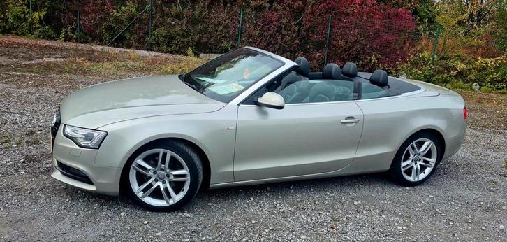 Audi a5. 2.0 tdi cabriolet s-line 1 propriétaire, Auto's, Audi, Bedrijf, A4, Lederen bekleding, Diesel, Euro 5, Cabriolet, 2 deurs
