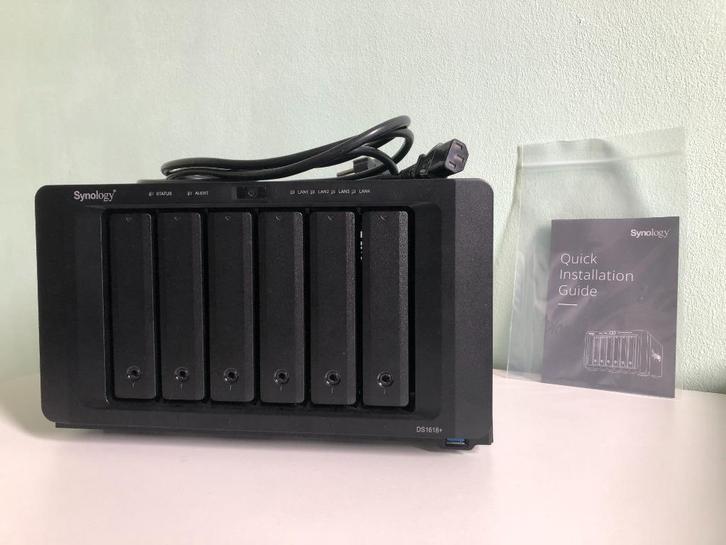 Synology DS1618+ NAS *16gb ram upgrade*, Computers en Software, Harde schijven, Zo goed als nieuw, SATA, Ophalen of Verzenden