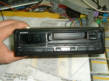 Sony autoradio met cassette voor oldtimer din formaat
