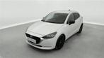 Mazda 2 1.5i E-Skyactiv-G MHEV 90 CV Clim / Navi / Caméra, Auto's, Mazda, Stof, Gebruikt, 4 cilinders, Wit