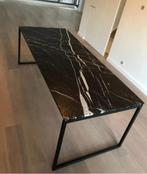 Marmeren eettafel, Huis en Inrichting, Ophalen, Overige materialen, 200 cm of meer, 50 tot 100 cm