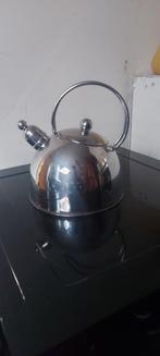 Bouilloire sifflante Demeyere Resto 20cm - 2.5l, 2 litres ou plus, Enlèvement, Comme neuf, Inox