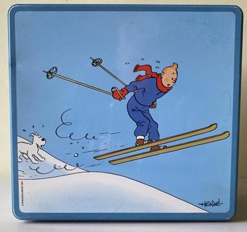 Tintin 75 ans boîte à biscuits Delacre