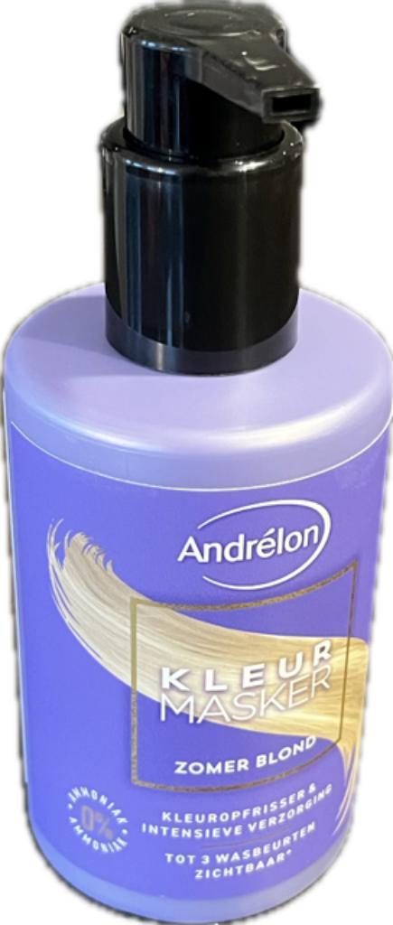 Andrelon Kleur Masker - Zomer blond - 200 ml, Handtassen en Accessoires, Uiterlijk | Haarverzorging, Nieuw, Overige typen, Ophalen of Verzenden