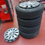 Autobanden : 4 winterbanden op velg met deksels, Auto-onderdelen, Ophalen, Winterbanden, Banden en Velgen