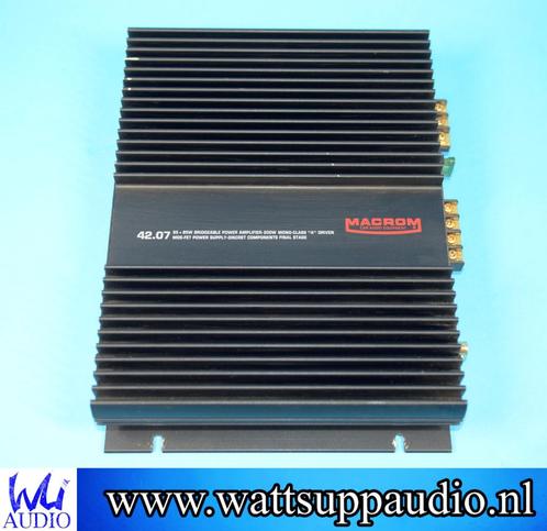 Macrom 42.07 2 kanaals / mono versterker, Auto diversen, Autospeakers, Gebruikt, Ophalen of Verzenden