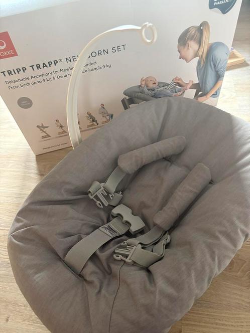 Stokke newborn set tripp trapp, Kinderen en Baby's, Wipstoeltjes, Zo goed als nieuw, Ophalen
