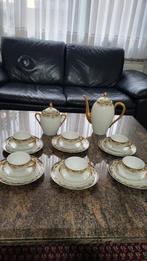 Prachtige antiek koffieservies LİMOGES, Antiek en Kunst, Ophalen of Verzenden