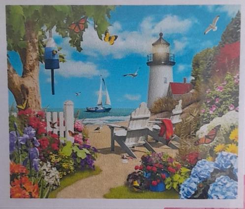 diamond painting vuurtoren 50*40 cm, Hobby en Vrije tijd, Knutselen, Nieuw, Knutselwerk, Ophalen of Verzenden