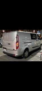 Ford transit custom double cab long 2020, Auto's, Ford, Te koop, 2000 cc, Zilver of Grijs, Transit