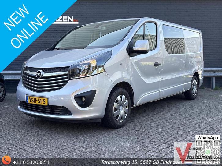 Opel Vivaro 1.6 CDTI L2H1 Sport EcoFlex Dubbel Cabine | € 9., Auto's, Bestelwagens en Lichte vracht, Bedrijf, ABS, Airconditioning