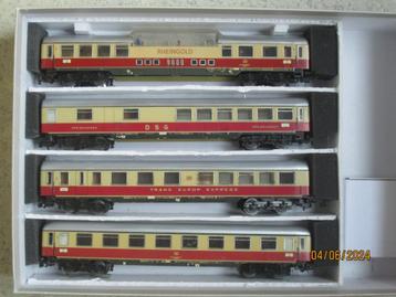 Chariots Märklin TEE, Enlèvement ou Envoi, Courant alternatif, Comme neuf, Set de Trains
