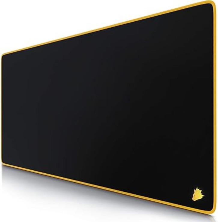 Tapis de souris de jeu XXL | noir jaune | Nouveau, Informatique & Logiciels, Tapis de souris, Neuf, Gaming tapis de souris, Envoi