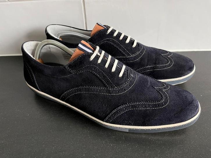 Floris van Bommel sneakers maat 10 / 44, Kleding | Heren, Schoenen, Zo goed als nieuw, Sneakers, Blauw, Ophalen of Verzenden