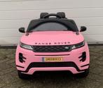 Range Rover Evoque 12v roze bluetooth Rc / Leder zitje/ RUBB, Kinderen en Baby's, Speelgoed | Buiten | Voertuigen en Loopfietsen