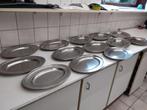 Lot van 13 Inox schotels, rvs schotels,, Enlèvement, Comme neuf, Autres matériaux, Balance ou Balances