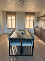 Eetkamertafel + 8 stoelen Charrell, Huis en Inrichting, Ophalen, Zo goed als nieuw, 6 tot 8 stoelen