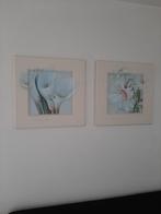 2 schilderijen Vivian White, 35€ voor de 2 samen,zie foto's, Ophalen, 50 tot 75 cm, Zo goed als nieuw, Schilderij