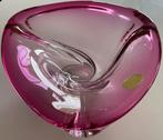 Cendrier en cristal Val Saint Lambert - Crystal Swirl Bowl, Antiquités & Art, Enlèvement ou Envoi
