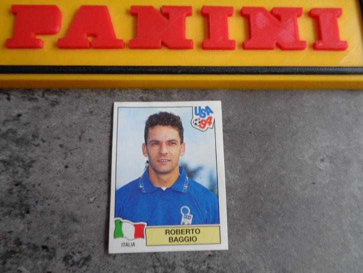 PANINI voetbal sticker WK 94 USA 1994  world cup BAGGIO, Hobby en Vrije tijd, Stickers en Plaatjes, Sticker, Verzenden