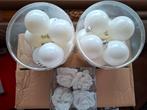 Witte kerstballen, Ophalen of Verzenden, Zo goed als nieuw
