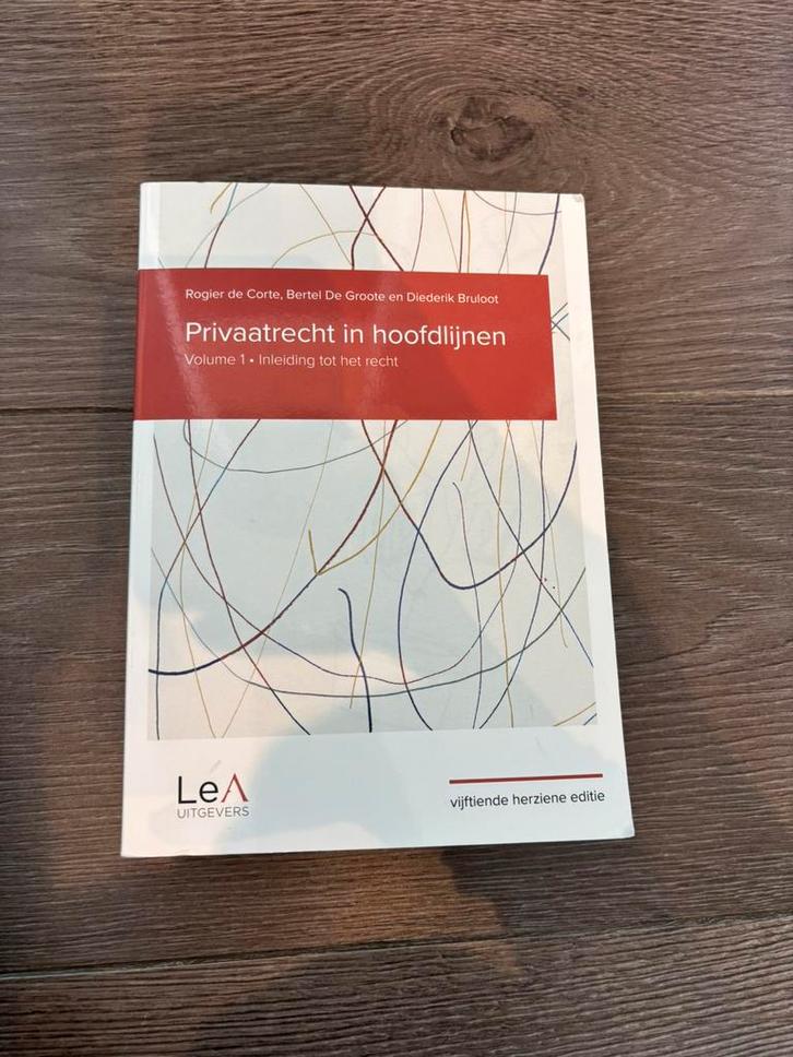 Privaatrecht in hoofdlijnen volume 1.   15de editie, Boeken, Wetenschap, Ophalen of Verzenden