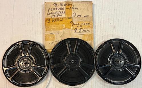 Vintage Pathescope 3-Reel 9.5mm Cine Film "On To Rome" 1944, Audio, Tv en Foto, Filmrollen, Ophalen of Verzenden