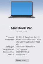 Macbook pro 16" 2019  1T (!) /16, Mac Pro, 16 GB, 1 TB, Enlèvement