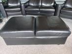 Stressless zetel met salontafel/poef, 300 cm of meer, Rechte bank, Gebruikt, Leer