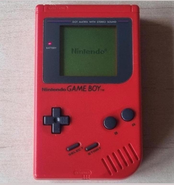 Game Boy Classic (Red), Games en Spelcomputers, Spelcomputers | Nintendo Game Boy, Game Boy Classic, Ophalen of Verzenden