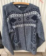 Gebreide vest/gilet/jasje maat 54, Enlèvement ou Envoi, Porté, Taille 52/54 (L), Gris
