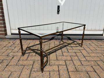 Salontafel van verguld messing in BAGUES-stijl beschikbaar voor biedingen