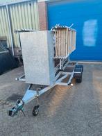 Asc layher rolsteiger 11,2meter met aanhanger remork, Doe-het-zelf en Bouw, Ophalen, Gebruikt, Rolsteiger of Kamersteiger, 5 meter of hoger