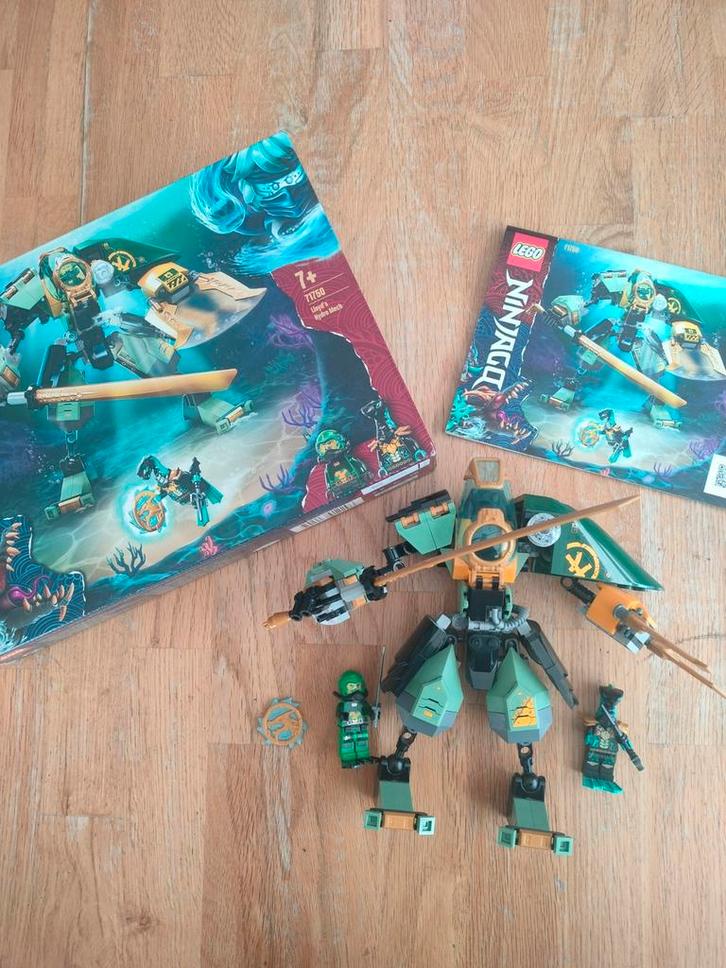 Lego ninjago 71750 Lloyd's hydro mech, Kinderen en Baby's, Speelgoed | Duplo en Lego, Zo goed als nieuw, Lego, Complete set, Ophalen of Verzenden