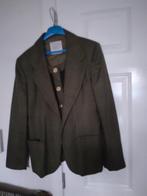 Mosgroen geruite blazer merkkledij, Kleding | Dames, Verzenden, Zo goed als nieuw, Maat 38/40 (M)