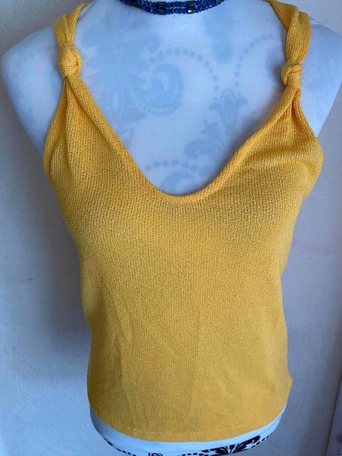 Top ensoleillé  Mango taille M, Vêtements | Femmes, Tops, Neuf, Taille 38/40 (M), Jaune, Sans manches