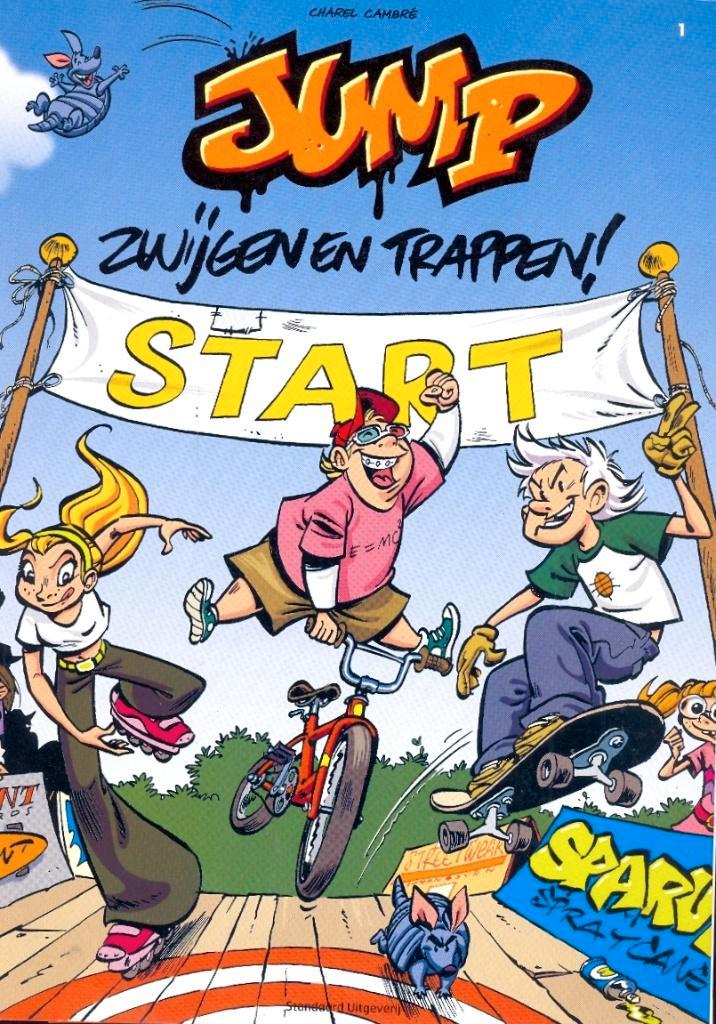 2 stripalbums van de jeugdreeks Jump., Boeken, Stripverhalen, Zo goed als nieuw, Meerdere stripboeken, Ophalen of Verzenden