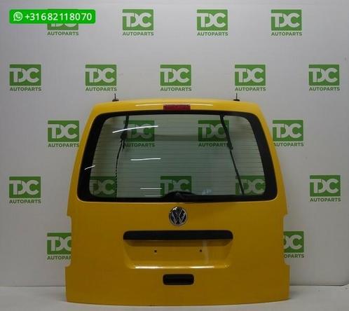 Volkswagen Caddy ('03-'14) Achterklep geel met ruit, Auto-onderdelen, Carrosserie, Achterklep, Volkswagen, Gebruikt, Ophalen of Verzenden